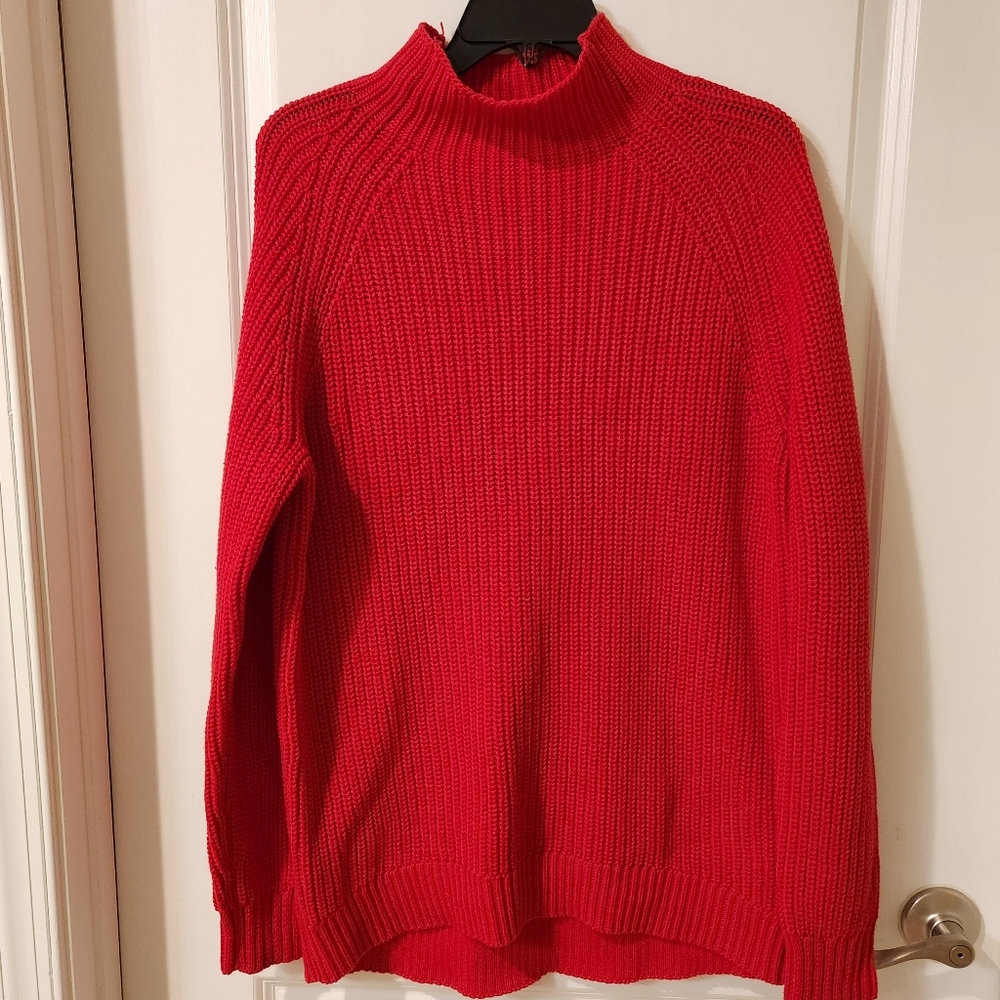 Madison Grey red sweater Large